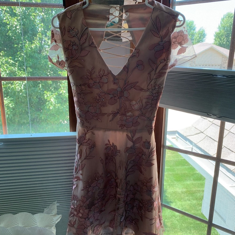 Floral Tie Back Dress